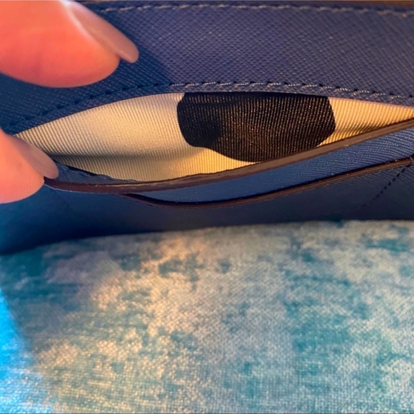 Authentic Kate Spade Navy & Blue Wristlet, NWOT - Picture 5 of 5